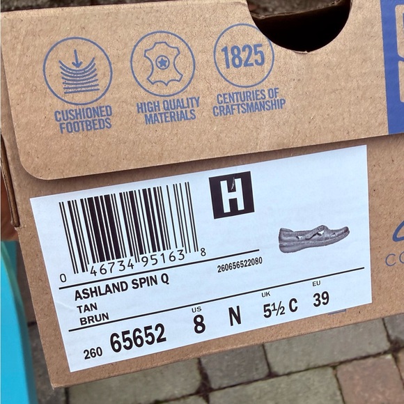 WOMENS CLARKS BROWN LEATHER MARY JANE ASHLAND SPIN Q COMFORT SHOES SIZE 8 NARROW - Picture 10 of 10